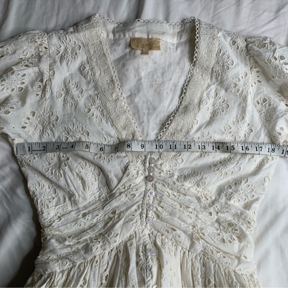 ANTHROPOLOGIE Love the label Puff Sleeve LaceDress - Picture 10 of 16